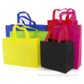 Stock Colored Non-Woven Tote boutique eco laminated Bag